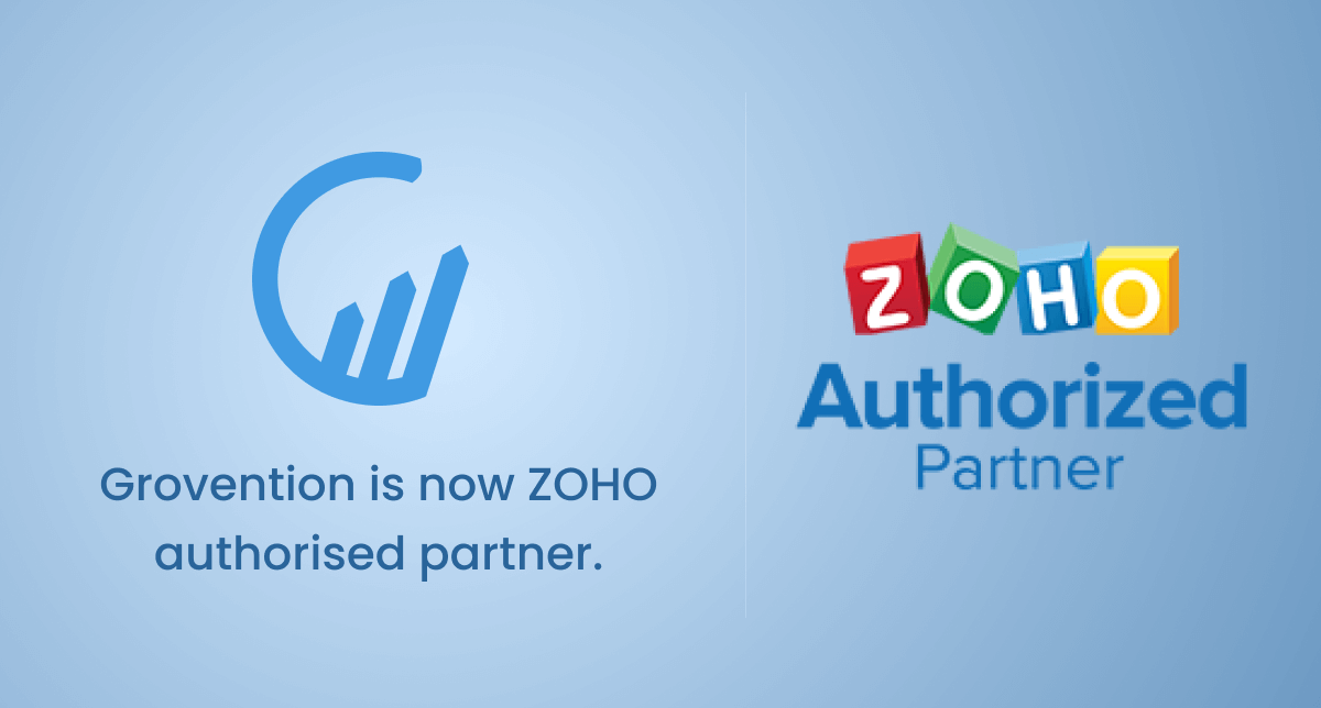 Grovention Announces Zoho Partnership