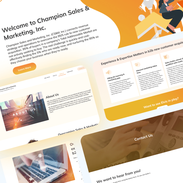 Champion Sales and Marketing Portfolio Banner