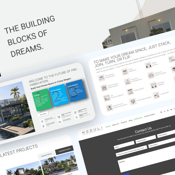 Moduli Portfolio Banner